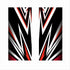 Set 2 stickere decorative pentru stalpii usilor, print autoadeziv de inalta rezolutie, dimensine 2 buc x 50 x 22 cm , cod: AVX-SSU-29